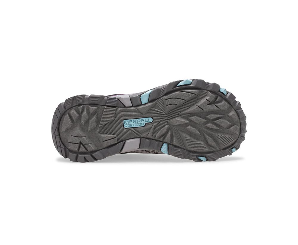 Merrell Hiking Shoes Grey - Moab FST Mid Waterproof - Kids 47SEZOGKN